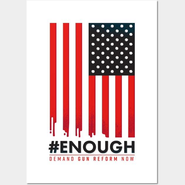 #ENOUGH Wall Art by Lucie Rice Illustration and Design, LLC